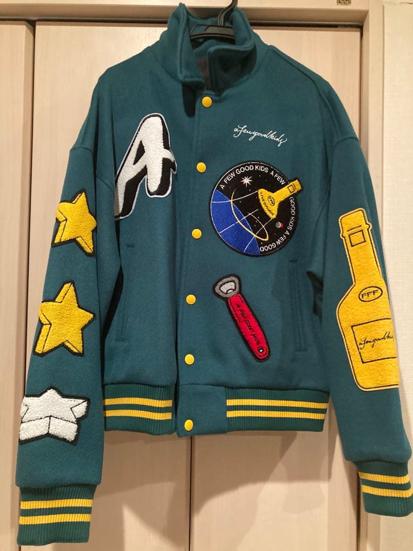 AFGK a few good kids スタジャン ジャケット 虎 黄 S AFGK a few good