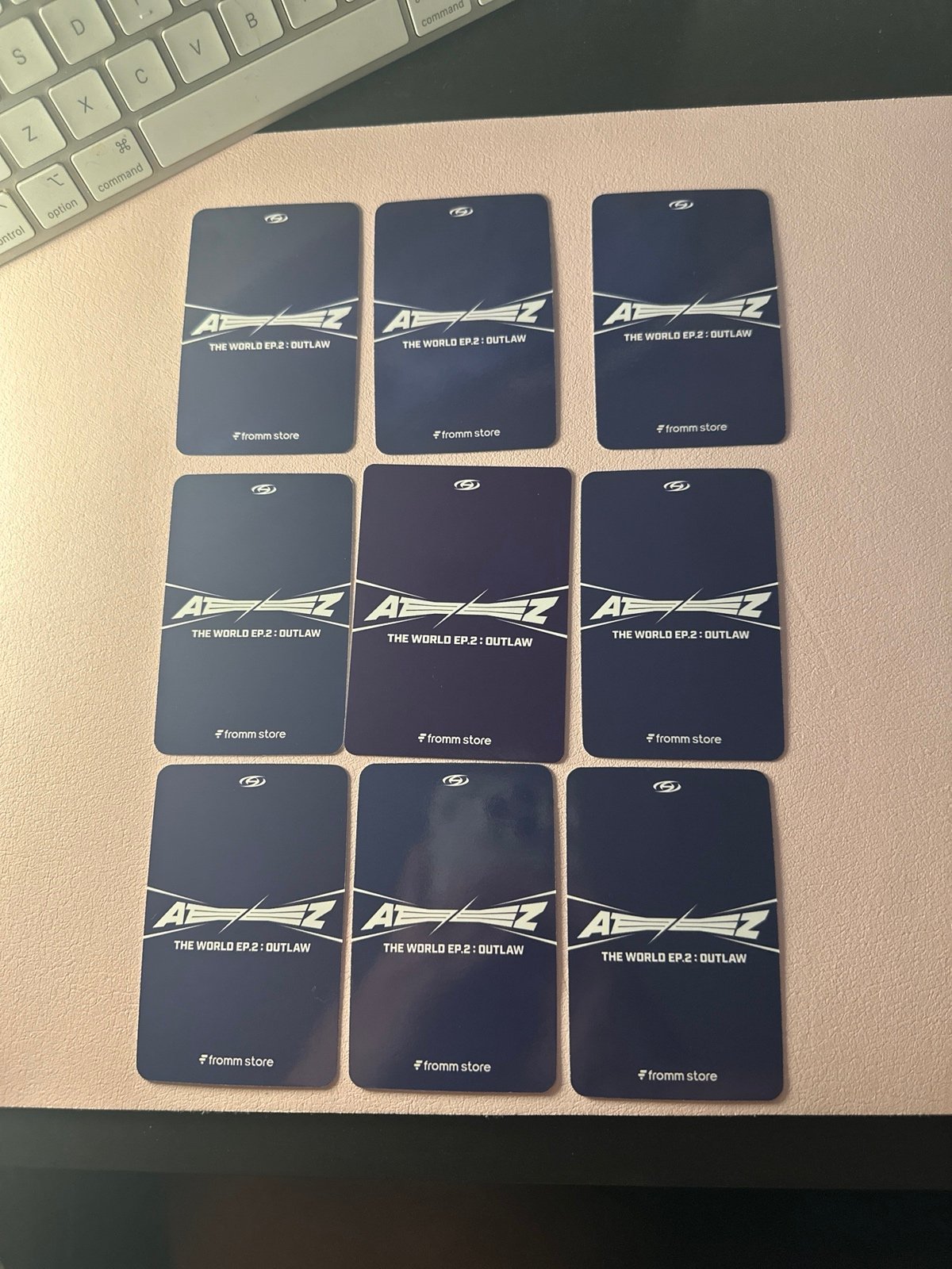 Ateez outlaw fromm store lucky draw set **ON | Mercari