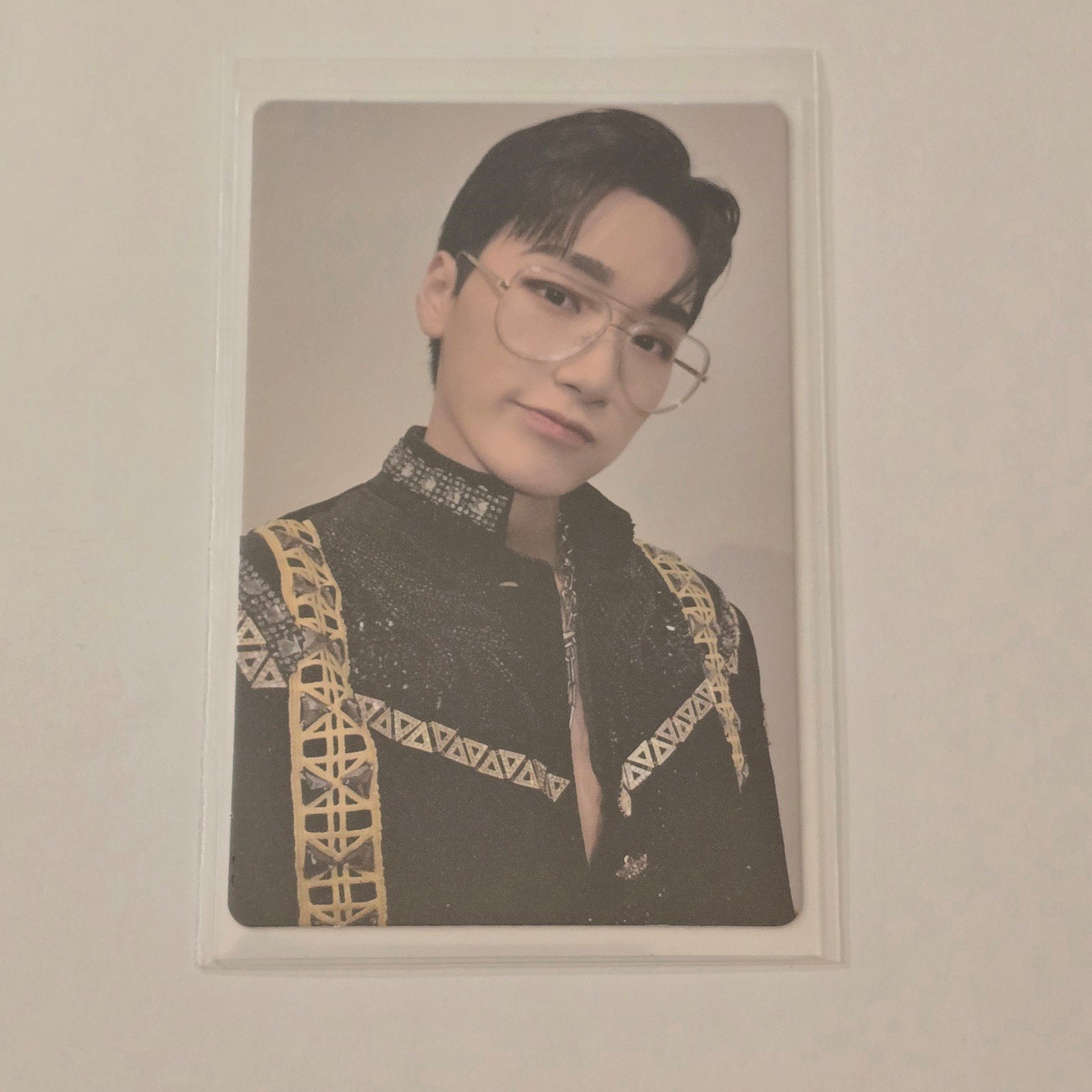 Ateez san spin off glasses photocard Like new | Mercari
