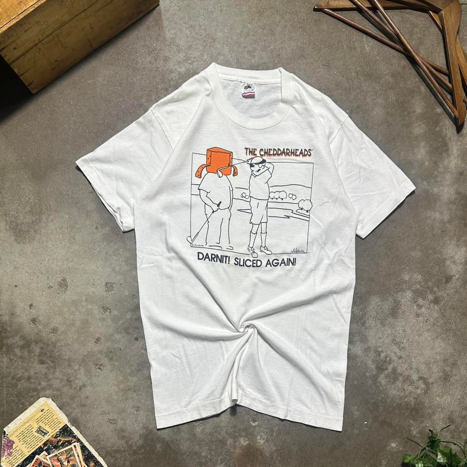 Vintage 90s Single Stitch The Cheddar Head | Mercari