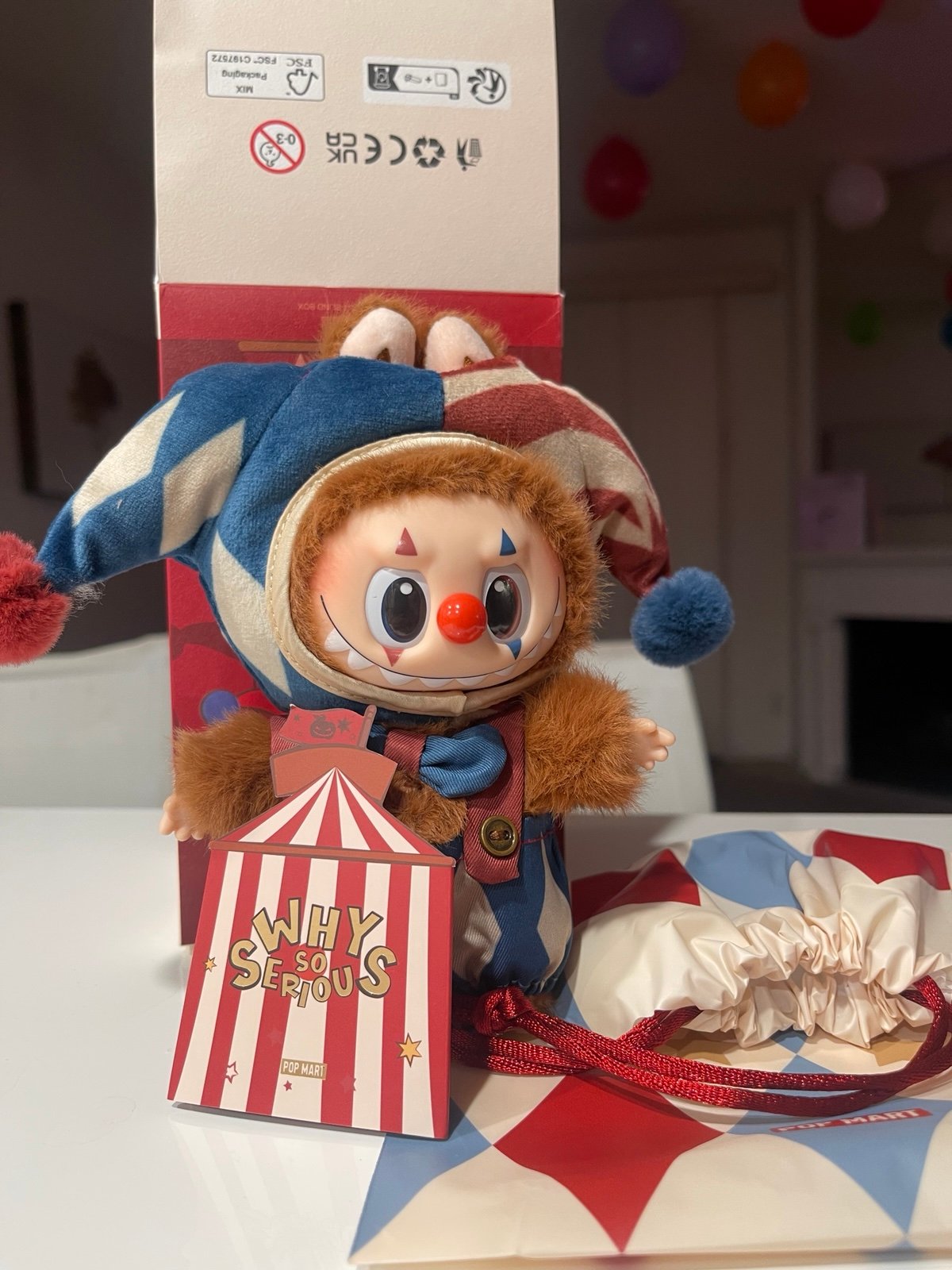 Why So Serious Juggling Clown Labubu POP MART | Mercari