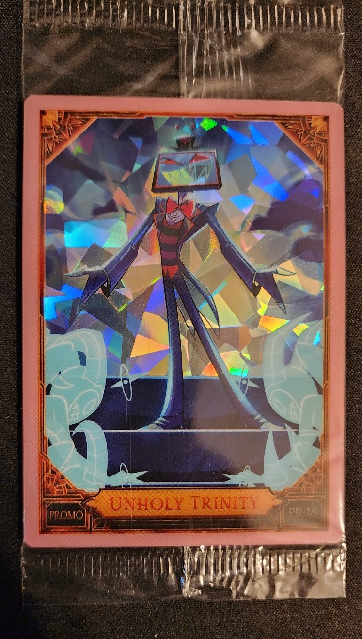 ハズビンホテル ヴォックス プロモカード UNHOLY TRINITY Hazbin Hotel