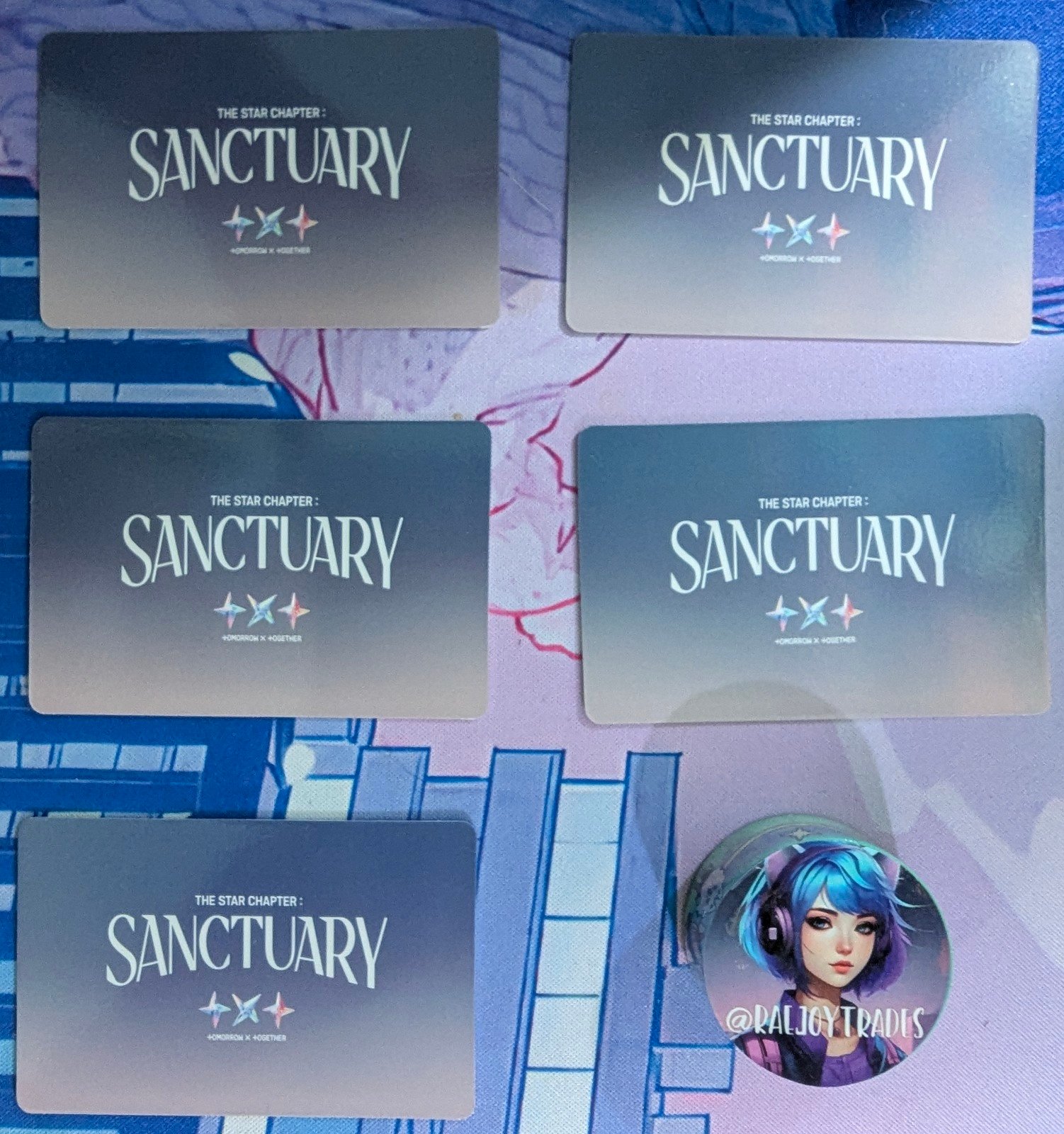 TXT Sanctuary OT5 Knight ver. license cards | Mercari