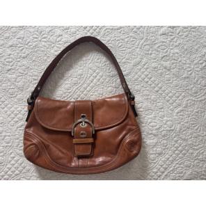 Rare COACH Soho Leather Bag 3683 Y2K brown | Mercari