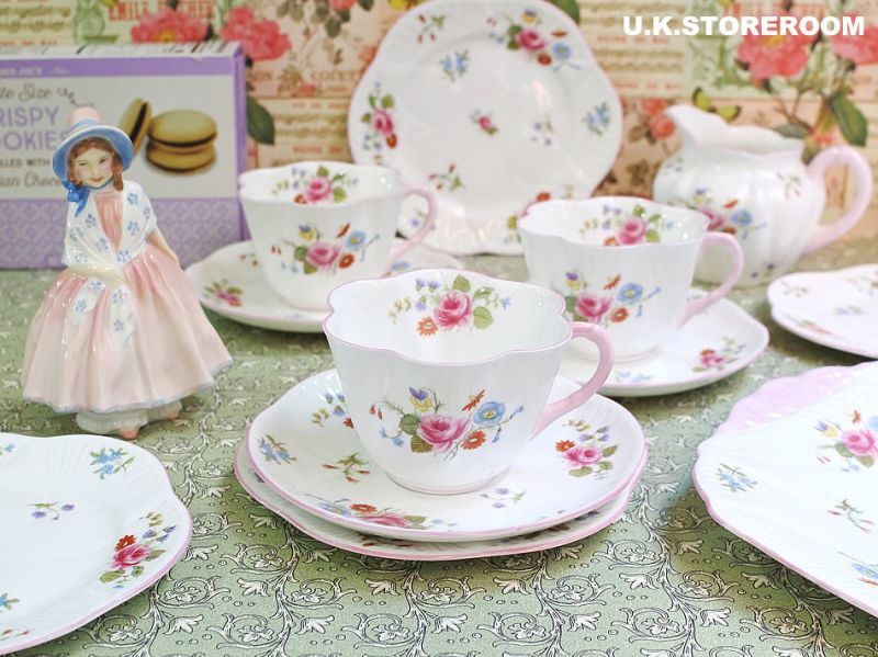 UKストアルーム SH055 Shelley シェリー ローズ＆レッドデイジー