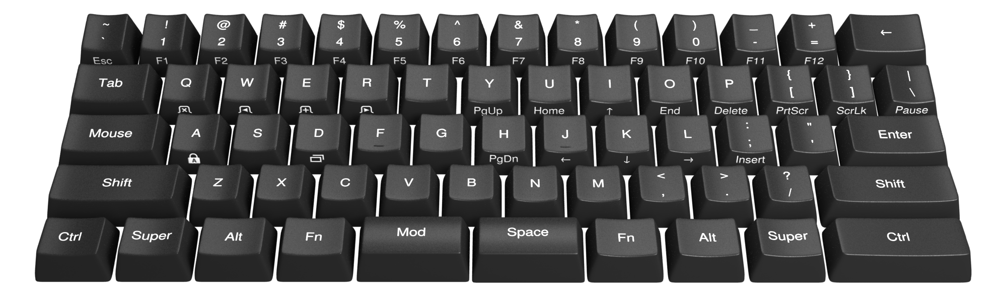 UHK 60 v2 Keycap Set - Ultimate Hacking Keyboard