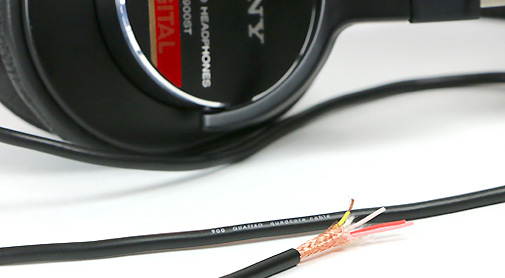 900 QUATTRO】 MDR-CD900ST専用のオリジナル・4芯ヘッドホン・ケーブル