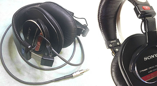 MDR-CD900ST(MOD)の特別仕様 【折りたたみ＆ミニプラグ改造