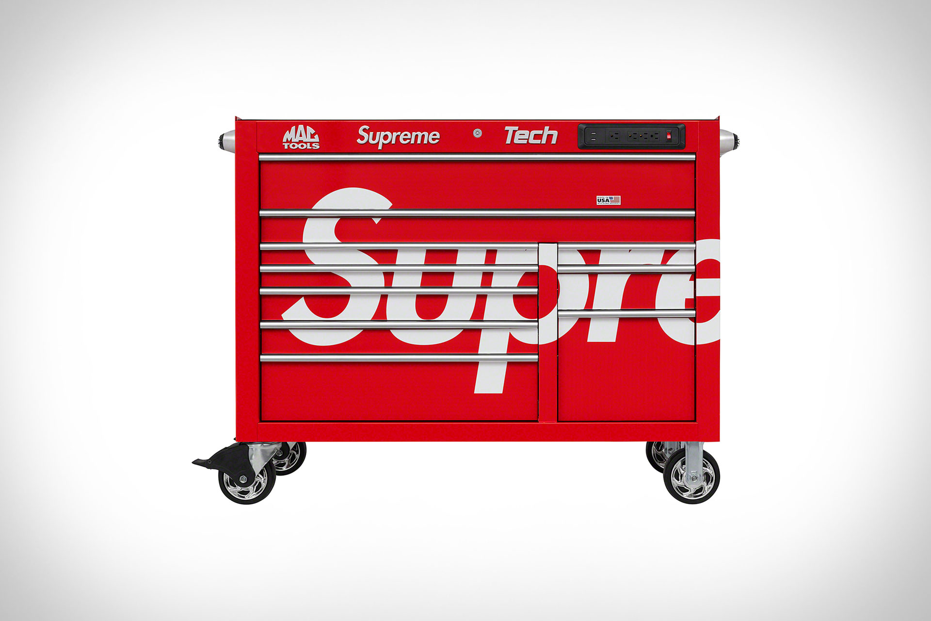 Mac Tools x Supreme Tech Series Workstation | Uncrate