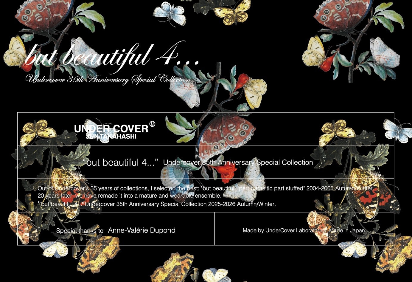 へ*可様 UNDERCOVER But Beautiful期の布製バッジ アンダーカバー