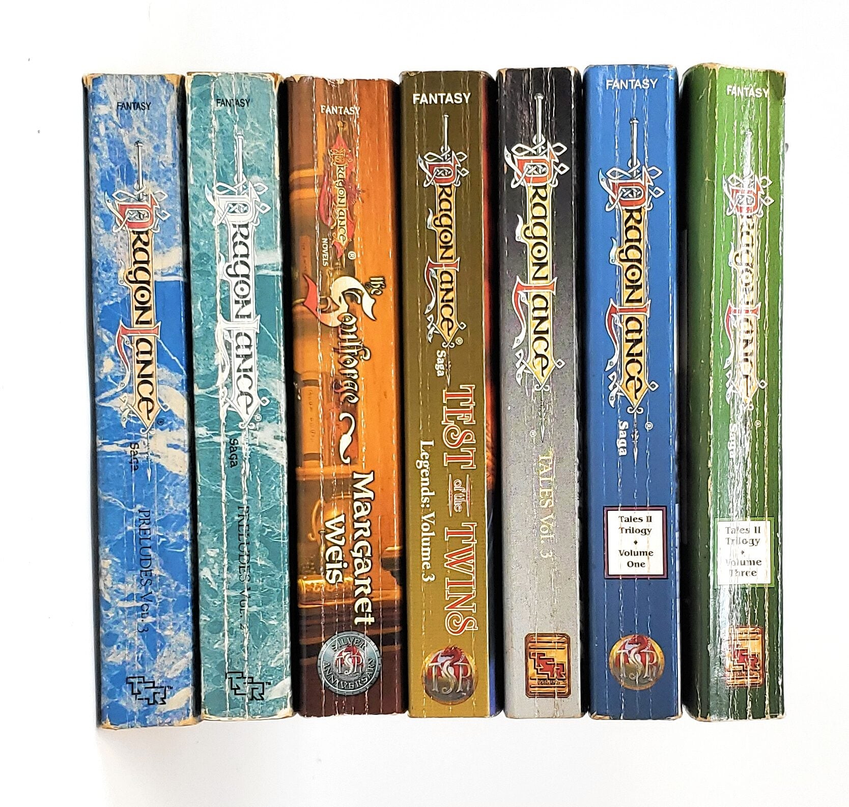 7 Assorted Dragon Lance Novels Legends: Volume 3, Test of the