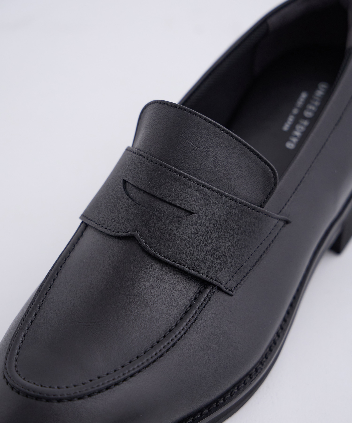 残りわずか｜再入荷なし〉いつでも レザーローファー(1 BLACK