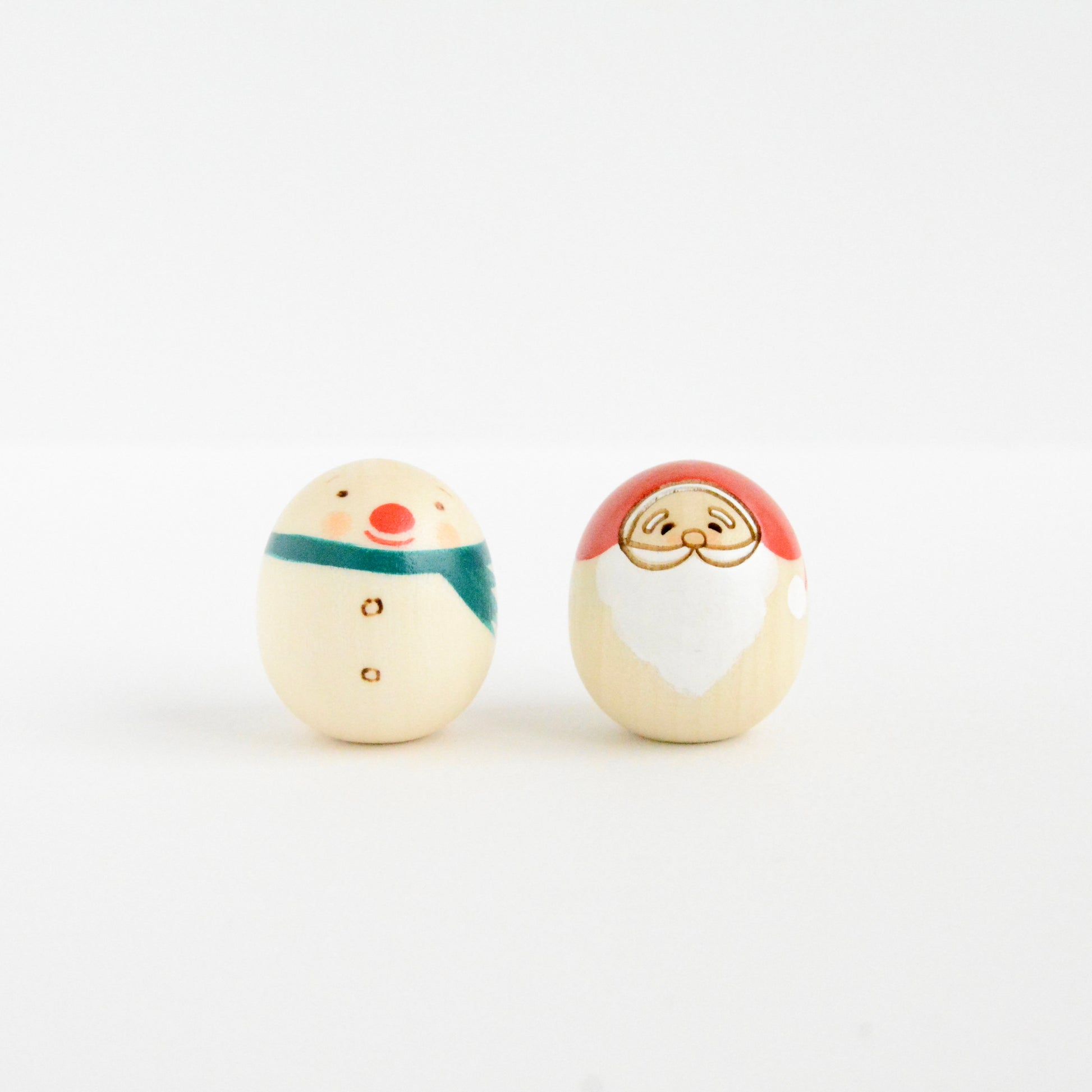 ミニサンタ たまご型 豆｜卯三郎こけし公式オンラインストア