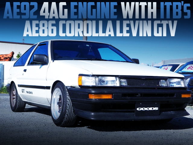 AE92後期4AG改4連スロットル!ハイカム!たこ足!5速MT!AE86カローラ