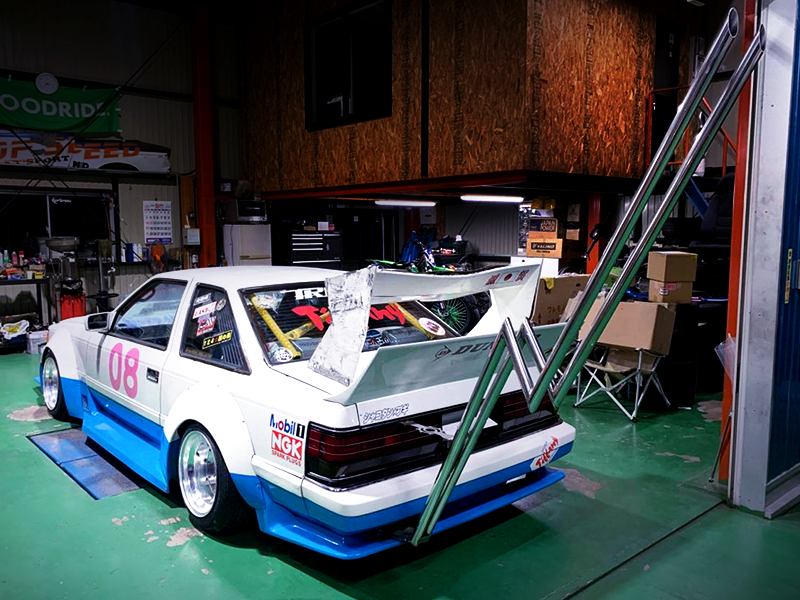 シャコタンブギ仕様!ワークス!デッパ!稲妻竹槍!1Gツインカム＆5速MT