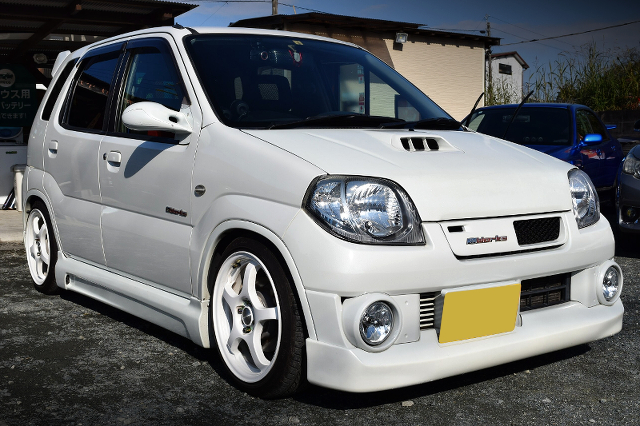 K6Aツインカム改Jawsターボチャージャー!5速MT＆4WD!HN22S型スズキKei