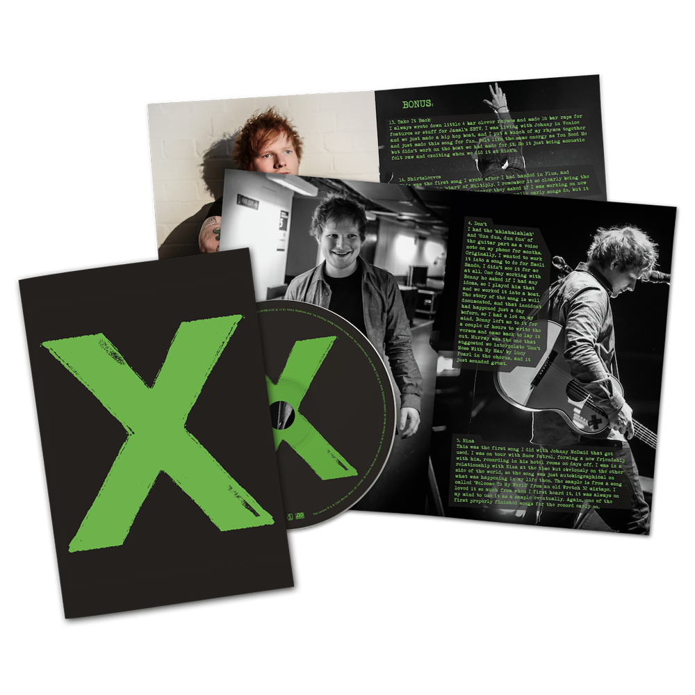 x (10th Anniversary Edition) Deluxe CD Zine – Ed Sheeran