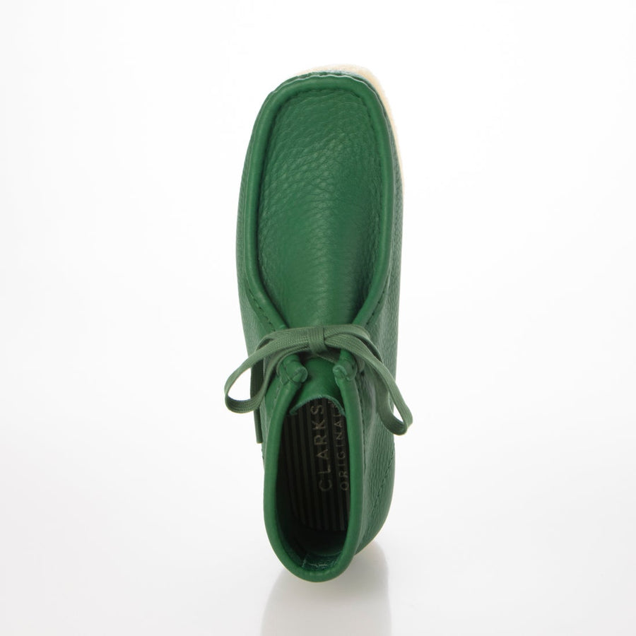Clarks〉Wallabee Boot / Cactus Green Lea (Womens)｜UP NORTH ONLINE