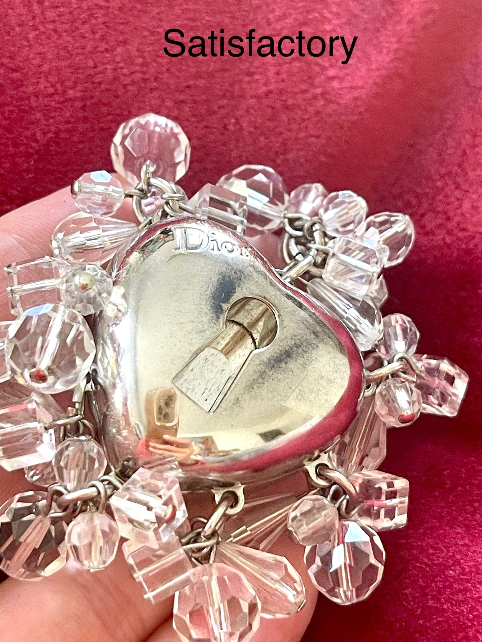 Vintage Dior Bag Charms by Swarovski - Collectible Mirror & Lip