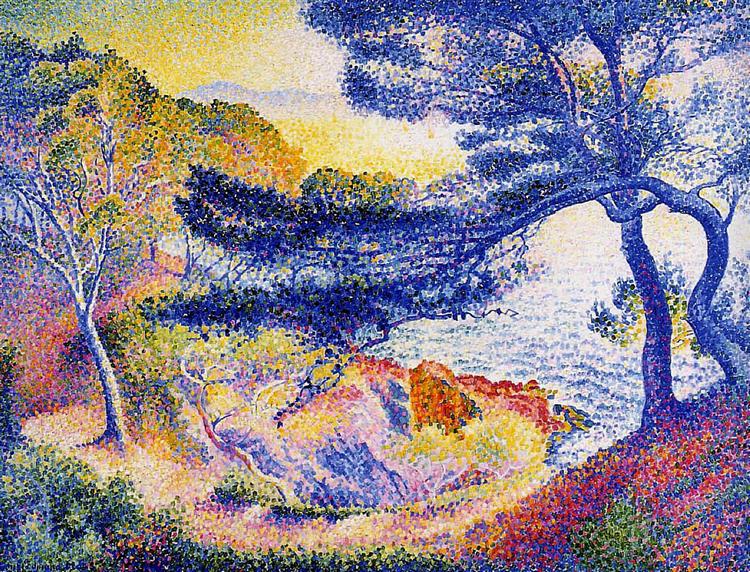 Cape Layet, Provence, 1904 - Henri-Edmond Cross - WikiArt.org