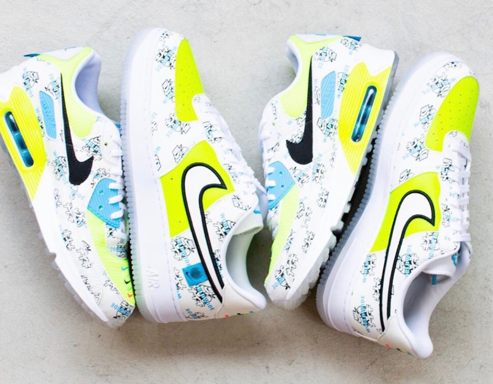 Nike】Air Force 1 & Air Max 90 “World Wide Katakana” Packが国内7月