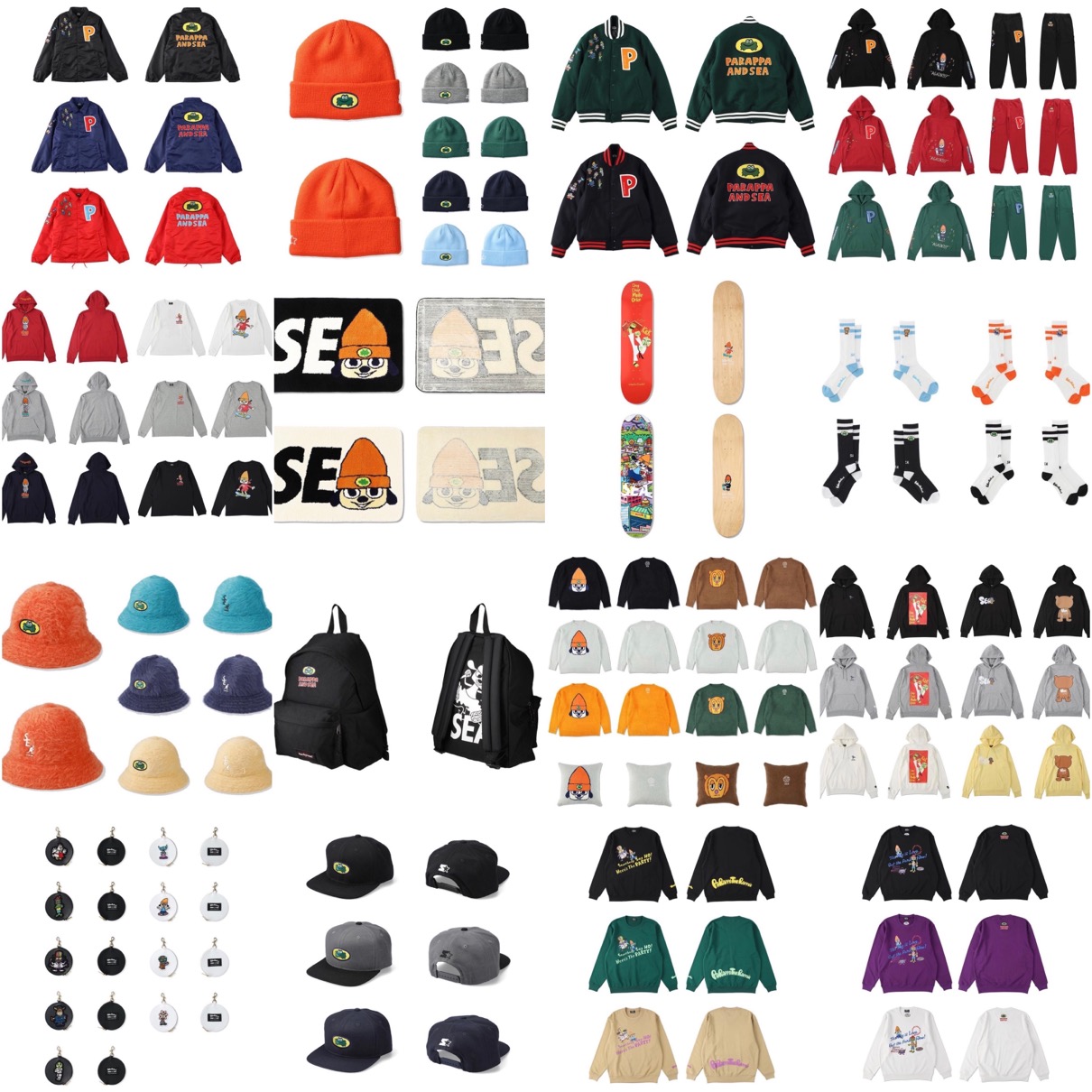 パラッパラッパー × WIND AND SEA】コラボコレクション第2弾が11月27日