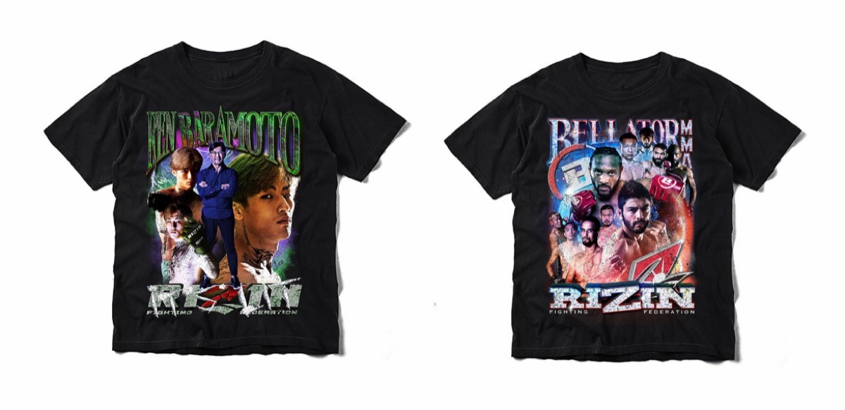 RIZIN × GOD SELECTION XXX コラボアイテムが国内12月24日より発売予定