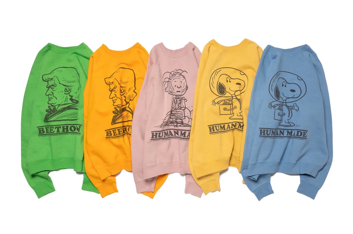 HUMAN MADE × PEANUTS スウェットシャツが国内2月18日に発売 | UP TO DATE