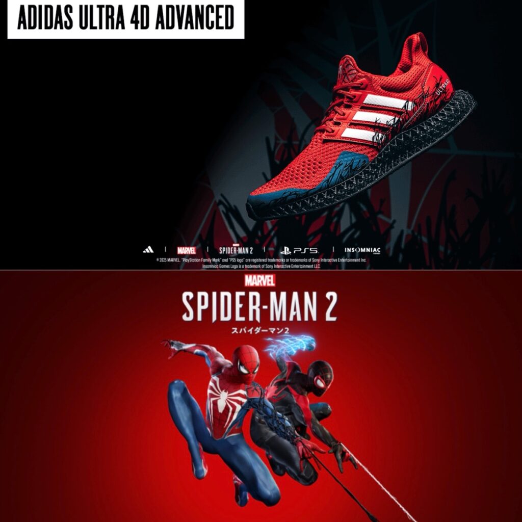 MARVEL × adidas Ultra 4D “Spider-Man 2”が10月20日より発売予定