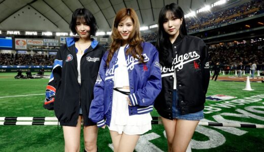 TWICE MISAMO の MLB東京シリーズ エキシビション着用ジャケットが国内
