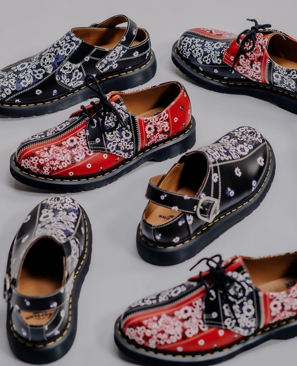 Dr.Martens x NÒMARHYTHM TEXTILE〈1461 & Isham〉が国内7月3日より