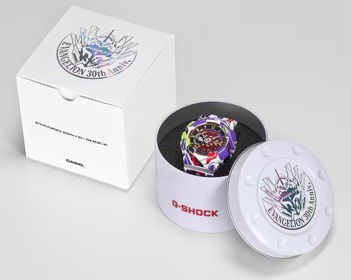 新世紀エヴァンゲリオン x G-SHOCK コラボウォッチが国内9月3日／10月1