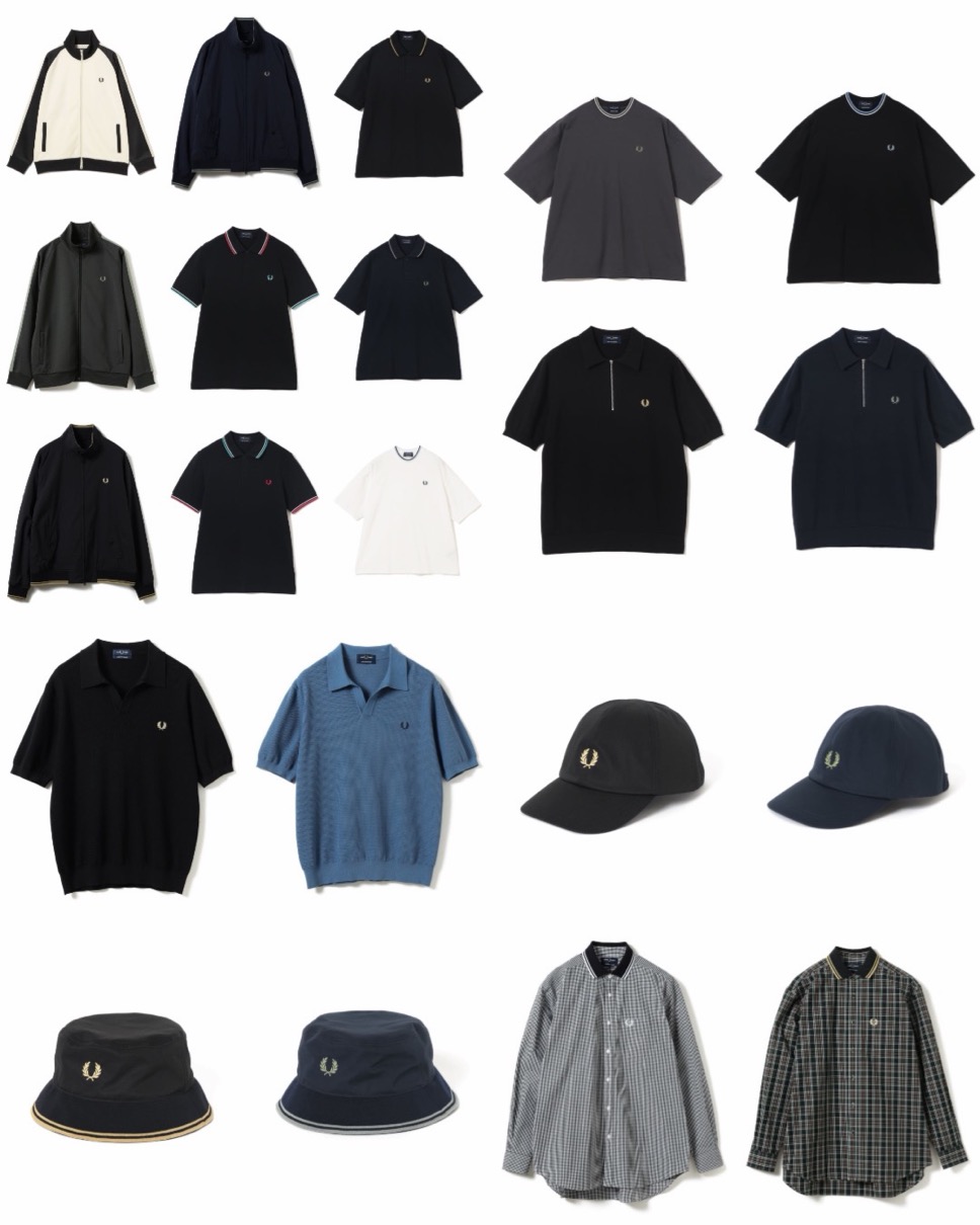 FRED PERRY x BEAMS 26SS 別注コレクションの国内先行予約が開始 | UP