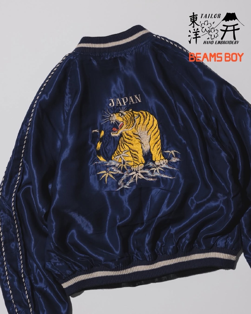 テーラー東洋 x BEAMS BOY 26SS 別注スカジャン＆スカT が国内3月12日