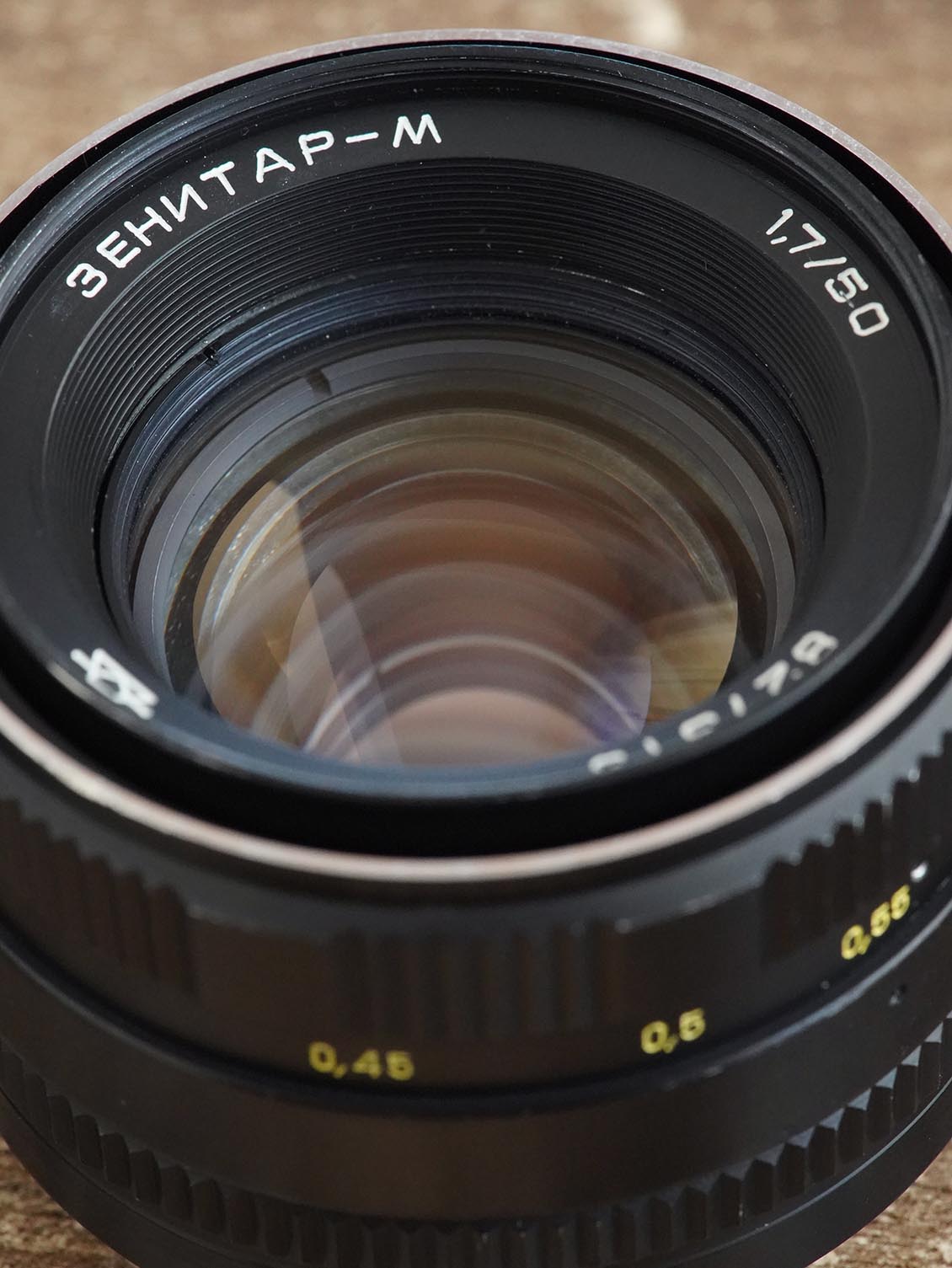 Zenitar-M 50mm f/1.7 M42 SLR №827319 with set starburst