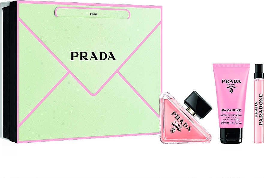 Prada Paradoxe - Set (edp/90ml + b/lot/50ml + edp/mini/10ml) | MAKEUP