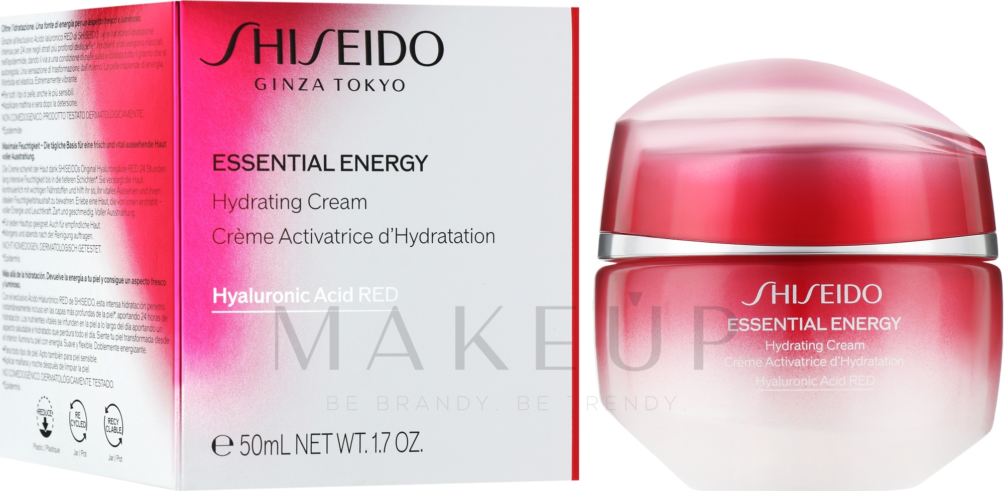 Moisturizing Face Cream with Ginseng Root Extract - Shiseido