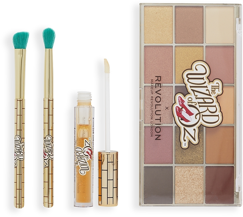Makeup Revolution x Wizard of Oz Yellow Brick Road Set (eye
