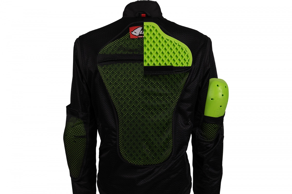 Taiga enduro jacket with protections included blue - Ufo Plast