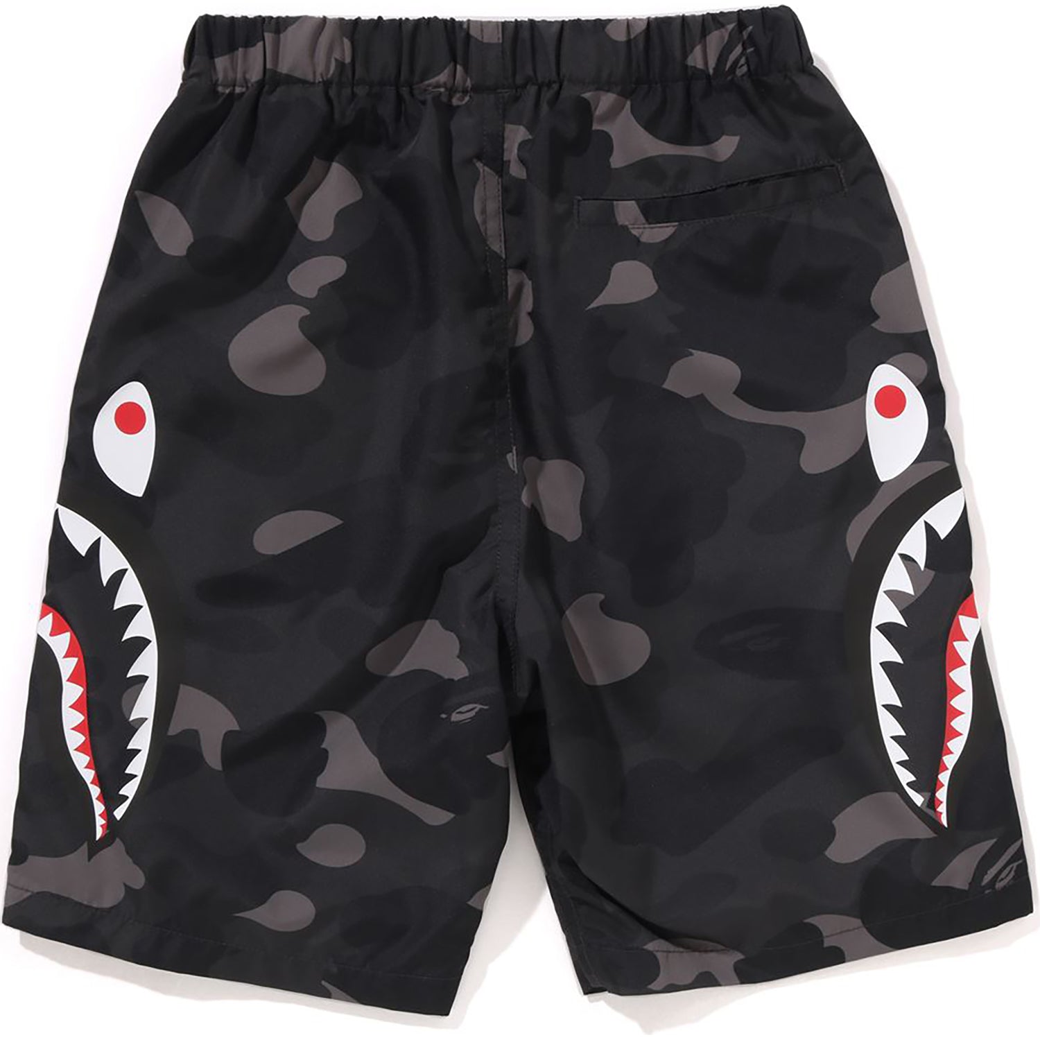 COLOR CAMO SIDE SHARK BEACH SHORTS KIDS – us.bape.com