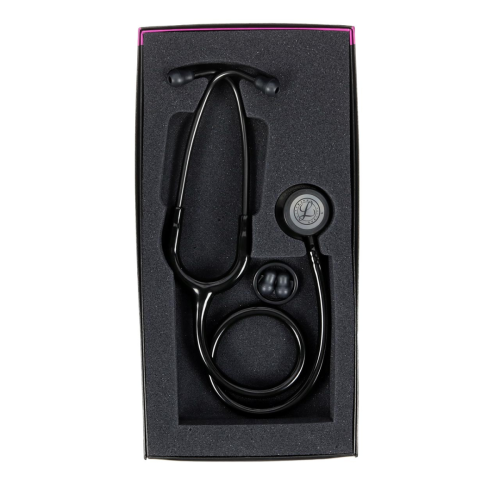 3M Littmann Classic III Stethoscope, Smoke Chestpiece - Black Tube