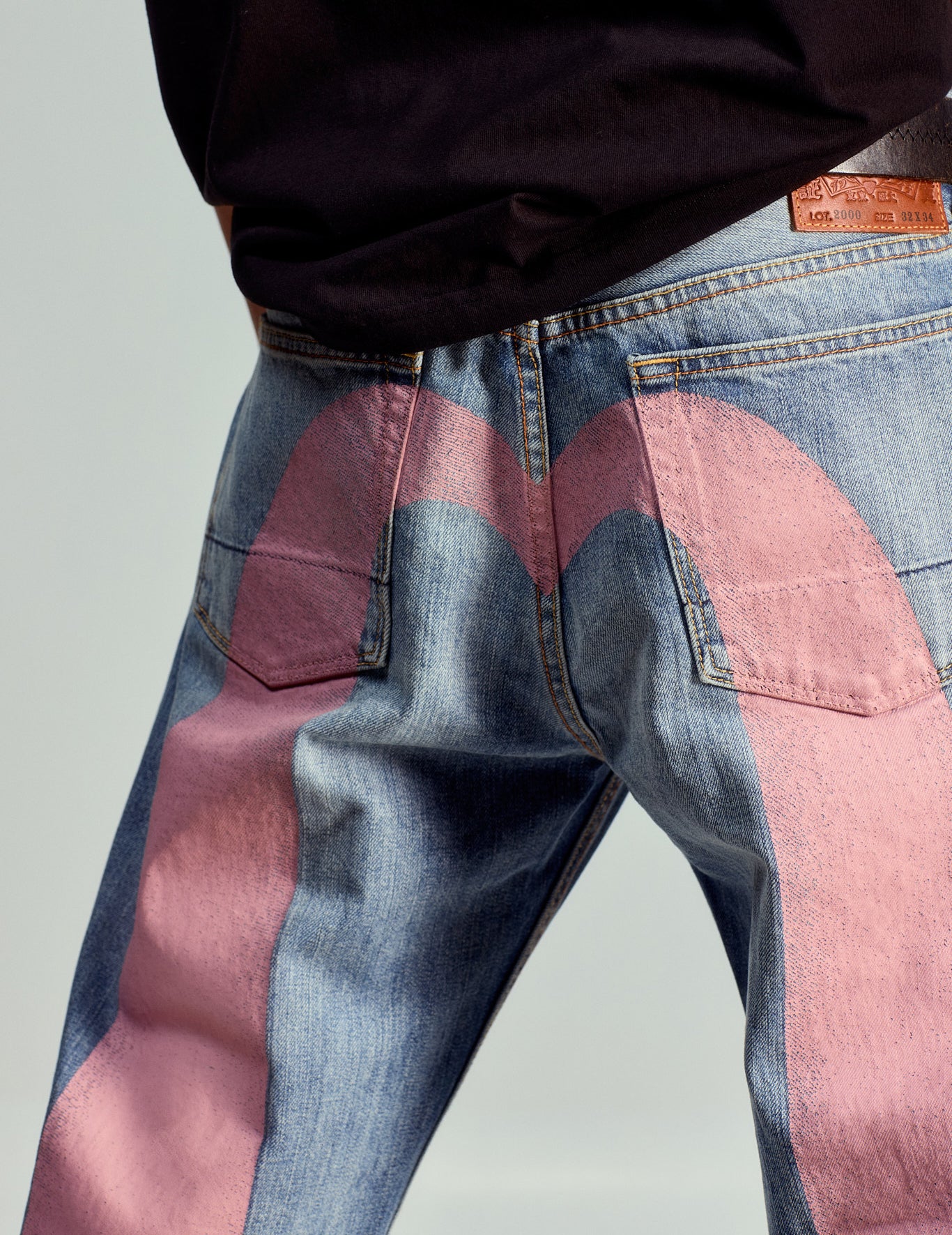 Daicock Print Baggy-Fit Jeans #2000 – EVISU