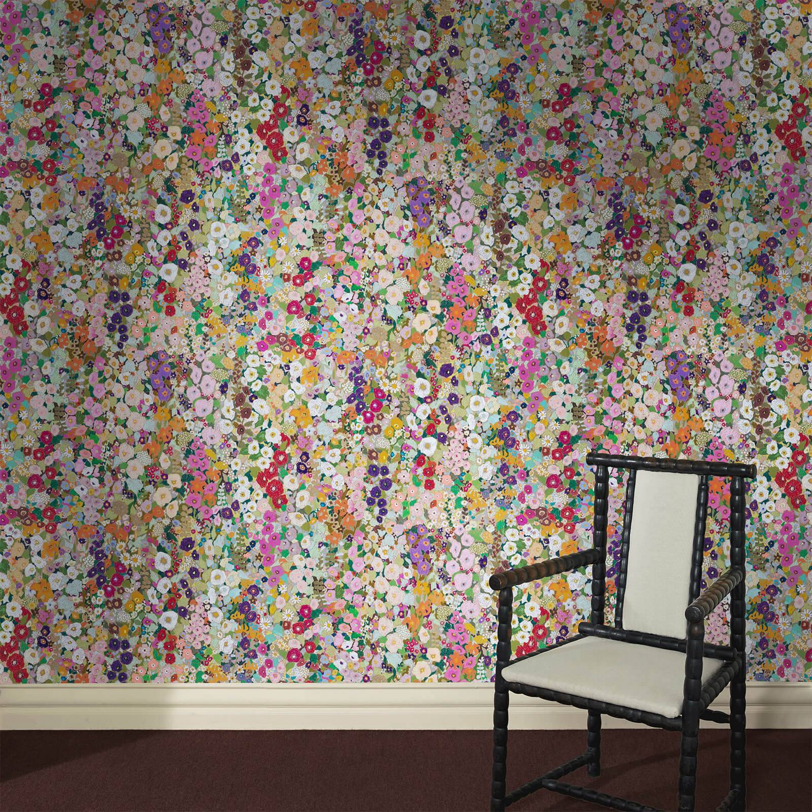 HOLLYHOCKS Wallpaper - Spring | House of Hackney – House of Hackney US