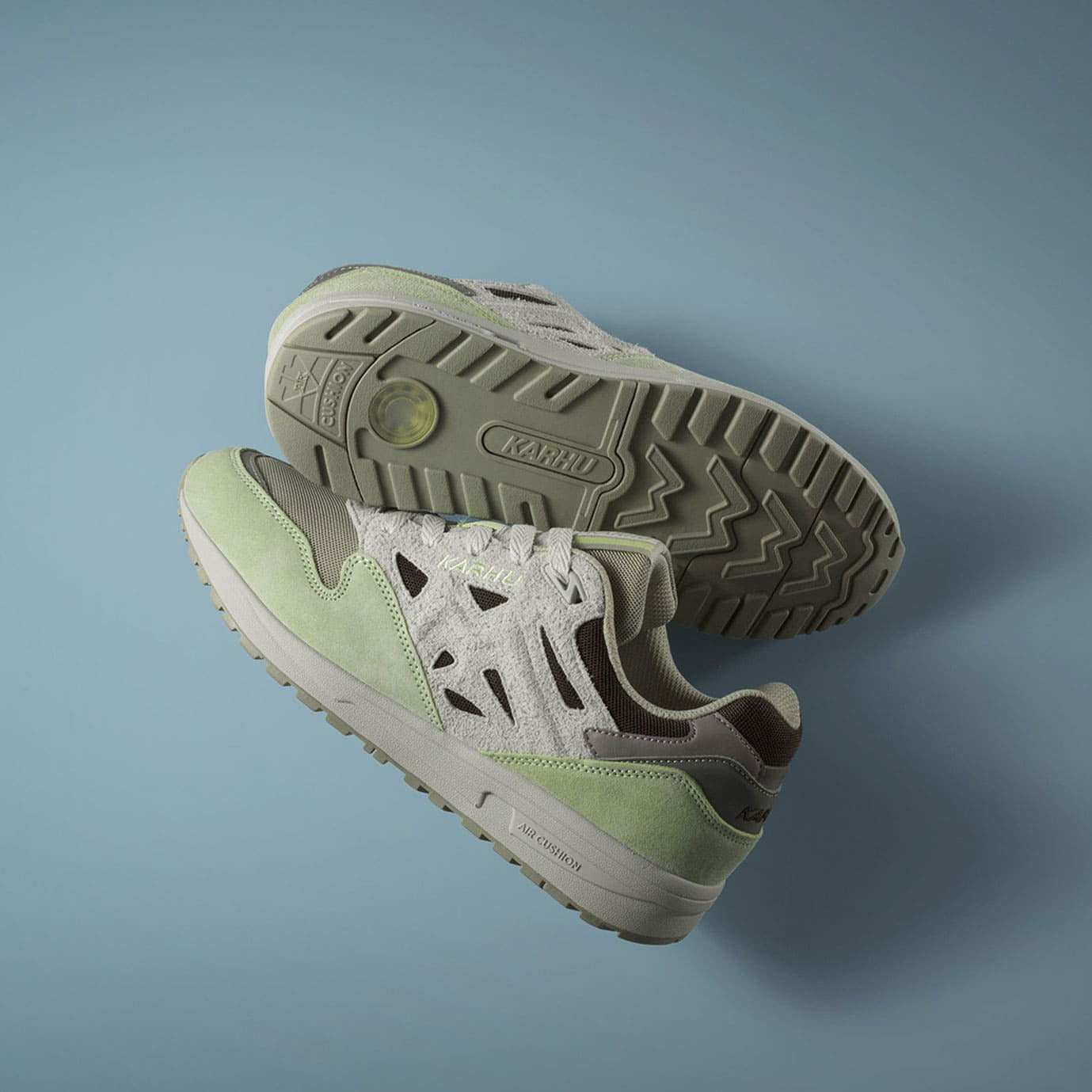 Karhu Legacy 96 - shadow lime / dawn blue – Karhu US