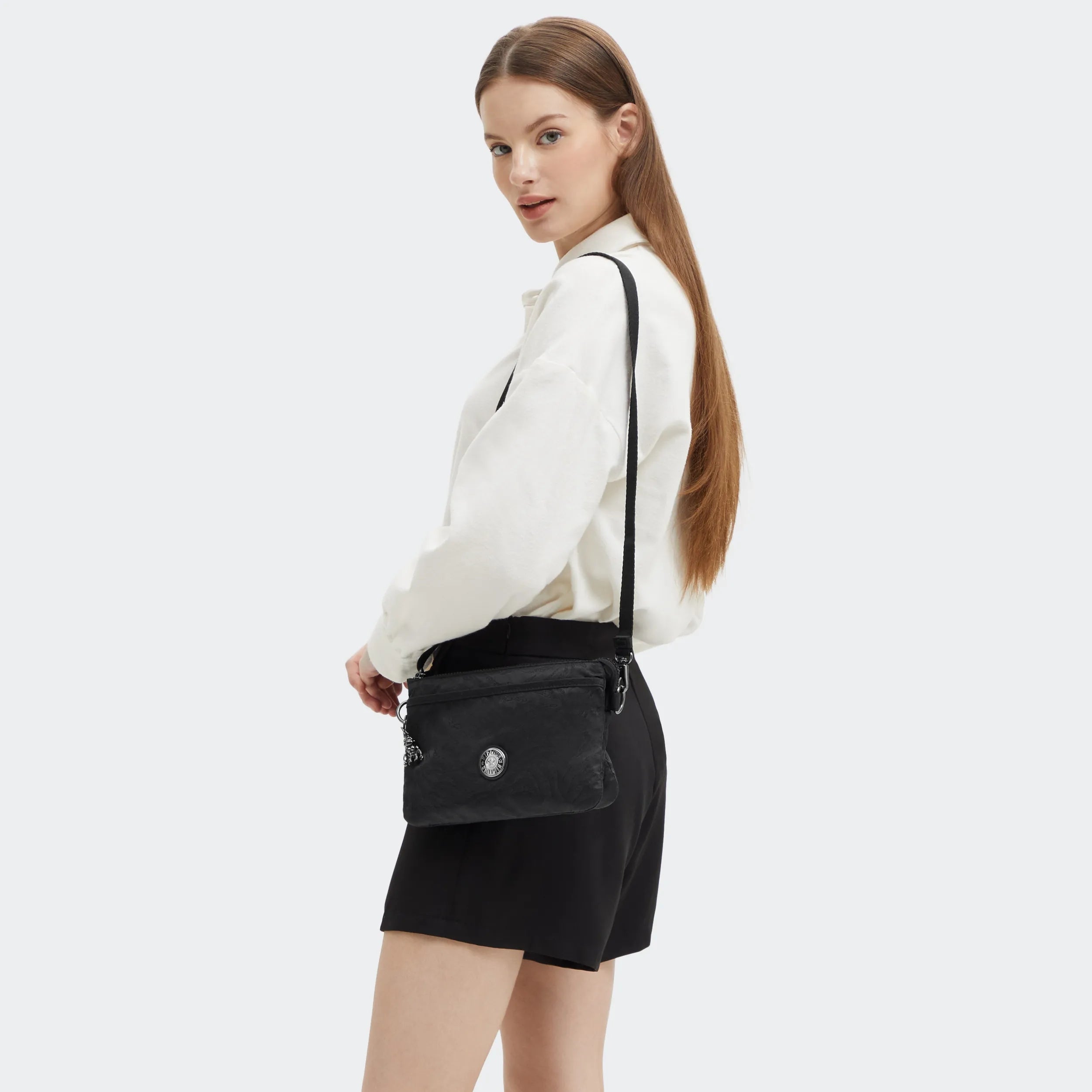 Riri Jacquard Crossbody Bag