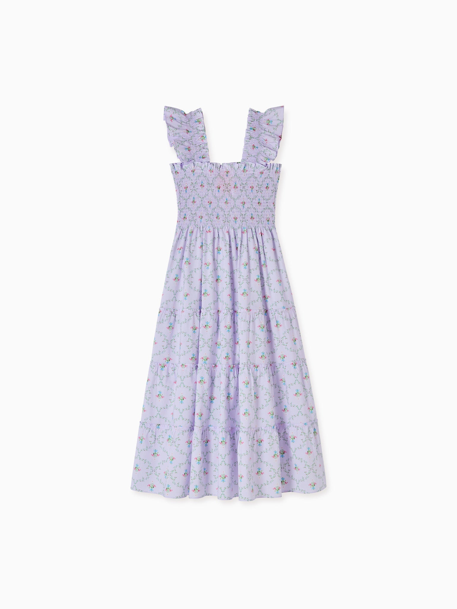 Hill House Home X La Coqueta Lilac Trellis Ellie Nap Dress | La