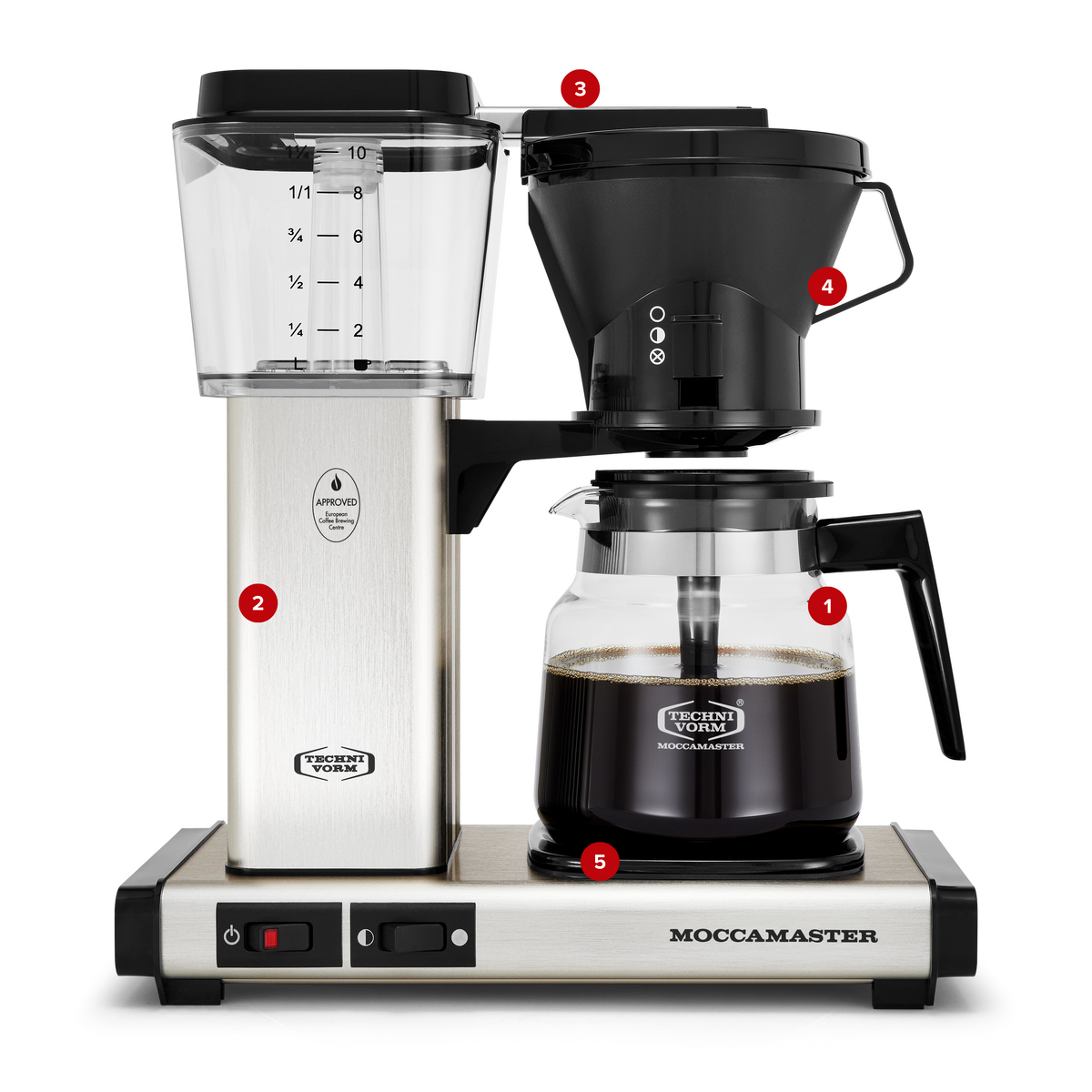 Moccamaster KB Manual Drip-Stop Coffee Brewer - Moccamaster USA