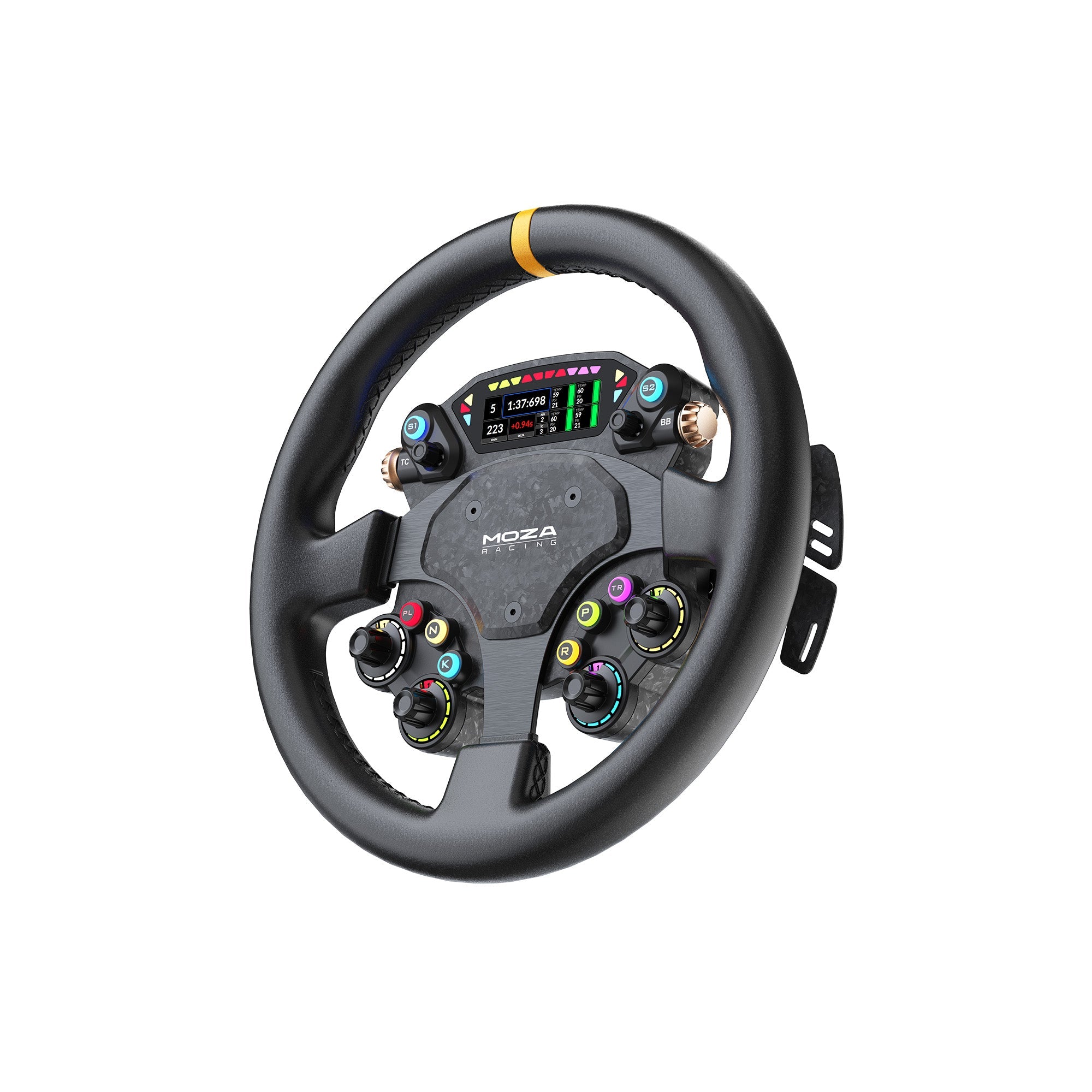 CS Pro Racing Wheel 325mm | Carbon Fiber Steering Wheel with HD