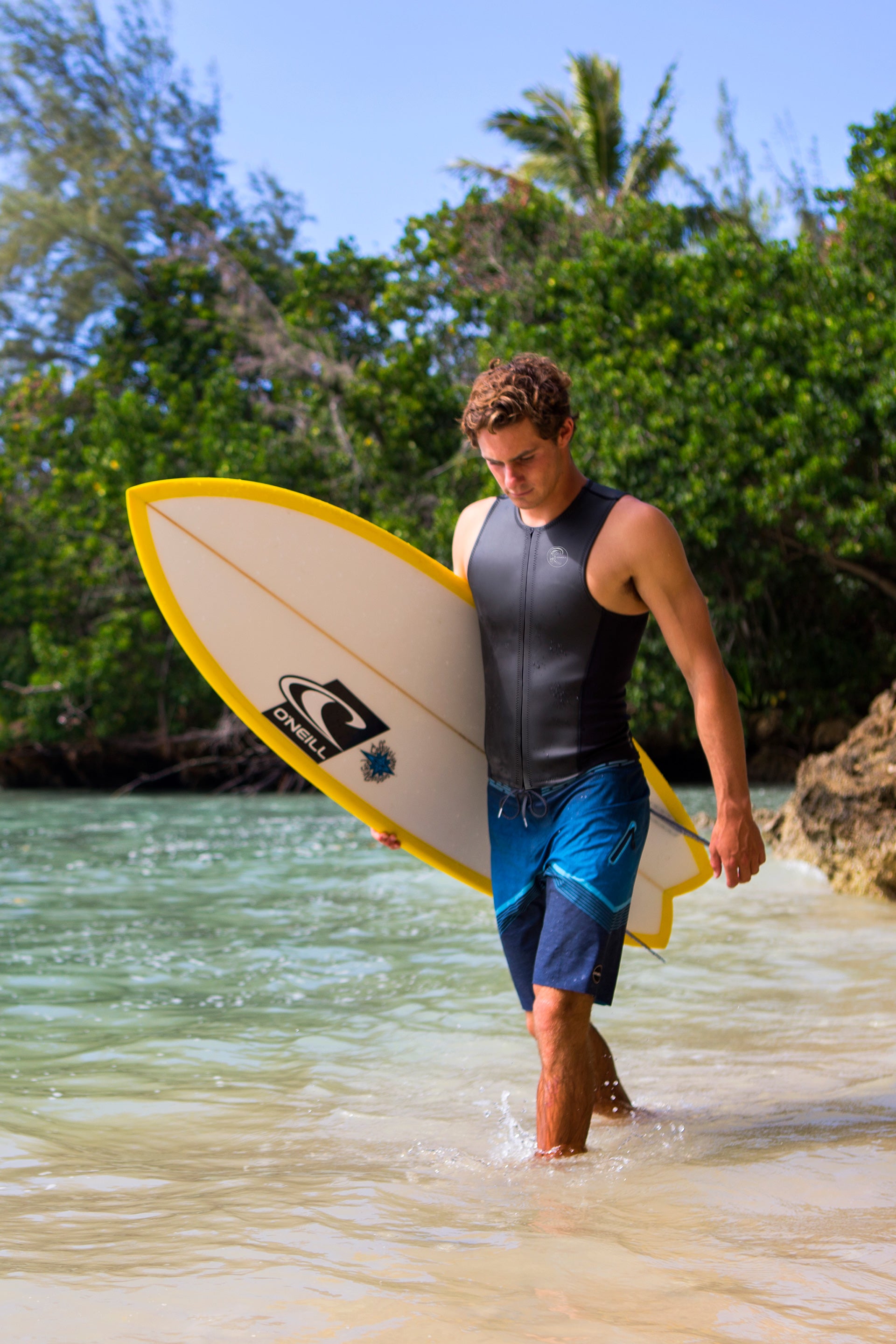 O'riginal 2MM Front Zip Vest - Blk/blk | O'Neill