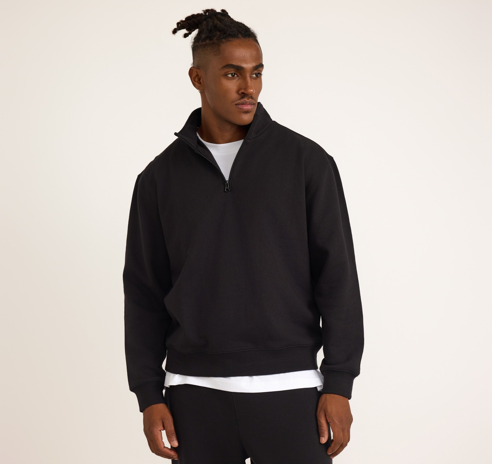 Weekend Half Zip Sweatshirt | Only $ 71 | Organic Basics